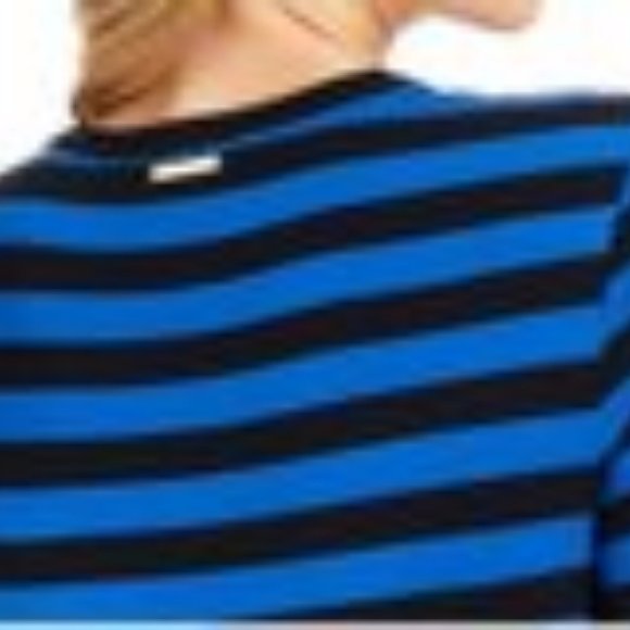 NWOT Michael Kors knit striped womens dress L - Picture 5 of 7
